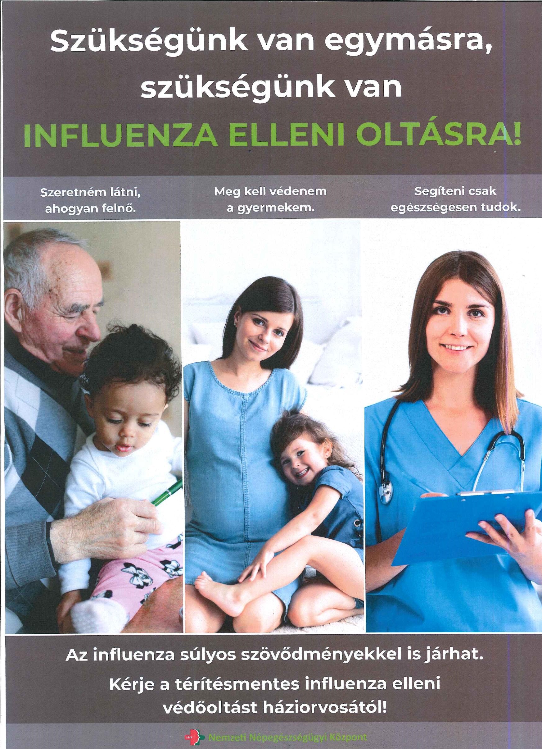 Fontos az influenza elleni védelem!